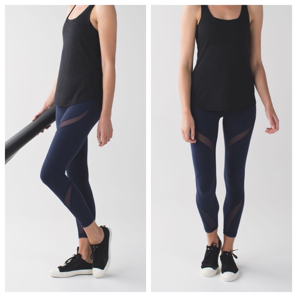 Lululemon High Times Pant *Wrap Mesh (Deep Navy)